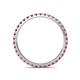 5 - Lara 2.00 mm Pink Tourmaline Eternity Band 