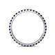 5 - Lara 2.00 mm Blue Sapphire Eternity Band 