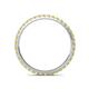 5 - Lara 2.00 mm Yellow Sapphire Eternity Band 