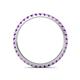 5 - Lara 2.00 mm Amethyst Eternity Band 