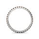 5 - Lara 2.00 mm Smoky Quartz Eternity Band 