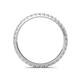 5 - Lara 2.00 mm Lab Grown Diamond Eternity Band 