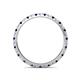 5 - Lara 2.00 mm Blue Sapphire and Diamond Eternity Band 
