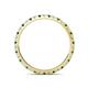 5 - Lara 2.00 mm Green Garnet and Diamond Eternity Band 