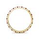5 - Lara 2.00 mm Ruby and Lab Grown Diamond Eternity Band 