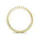 5 - Lara 2.00 mm Yellow Sapphire and Lab Grown Diamond Eternity Band 