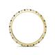 5 - Lara 2.00 mm Smoky Quartz and Lab Grown Diamond Eternity Band 
