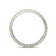 5 - Lara 2.00 mm Yellow Sapphire and Lab Grown Diamond Eternity Band 