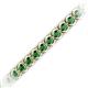 2 - Tiara 3.80 mm Emerald Eternity Tennis Bracelet 