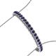 3 - Tiara 3.80 mm Blue Sapphire Eternity Tennis Bracelet 
