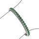 3 - Tiara 3.80 mm Emerald Eternity Tennis Bracelet 