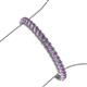 3 - Tiara 3.10 mm Amethyst Eternity Tennis Bracelet 