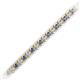 2 - Tiara 2.60 mm Iolite and Diamond Eternity Tennis Bracelet 