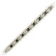 2 - Tiara 2.60 mm Black and White Diamond Eternity Tennis Bracelet 