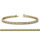1 - Tiara 2.00 mm Pink Tourmaline and Lab Grown Diamond Eternity Tennis Bracelet 