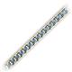 2 - Abril 3.10 mm Aquamarine Eternity Tennis Bracelet 