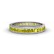 1 - Rebica 3.00 mm Princess Cut Yellow Diamond Eternity Band 