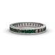 1 - Rebica 3.00 mm Princess Cut Created Alexandrite Eternity Band 