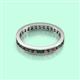 3 - Rebica 3.00 mm Princess Cut Created Alexandrite Eternity Band 