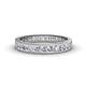 1 - Rebica 3.00 mm Princess Cut Lab Grown Diamond Eternity Band 