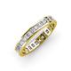 4 - Rebica 3.00 mm Princess Cut Lab Grown Diamond Eternity Band 