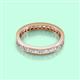 3 - Rebica 3.00 mm Princess Cut Lab Grown Diamond Eternity Band 
