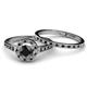 1 - Halo Bridal Set Ring 
