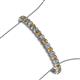 3 - Tiara 3.80 mm Citrine and Lab Grown Diamond Eternity Tennis Bracelet 