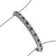 3 - Tiara 3.50 mm Smoky Quartz and Diamond Eternity Tennis Bracelet 