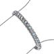 3 - Tiara 3.10 mm Aquamarine and Diamond Eternity Tennis Bracelet 