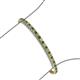 3 - Tiara 2.60 mm Emerald and Diamond Eternity Tennis Bracelet 