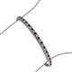 3 - Tiara 2.00 mm Red Garnet and Diamond Eternity Tennis Bracelet 