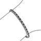 3 - Tiara 2.00 mm Black and White Diamond Eternity Tennis Bracelet 