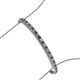 3 - Tiara 2.00 mm Iolite and Lab Grown Diamond Eternity Tennis Bracelet 
