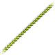 2 - Abril 2.40 mm Peridot Eternity Tennis Bracelet 