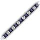 2 - Abril 3.80 mm Round Blue Sapphire and Diamond Eternity Tennis Bracelet 