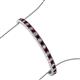 3 - Abril 3.10 mm Red Garnet and Diamond Eternity Tennis Bracelet 