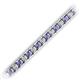 2 - Abril 3.10 mm Tanzanite and Diamond Eternity Tennis Bracelet 