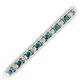 2 - Abril 3.10 mm London Blue Topaz and Diamond Eternity Tennis Bracelet 