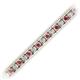 2 - Abril 3.10 mm Rhodolite Garnet and Diamond Eternity Tennis Bracelet 