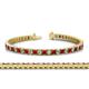 1 - Abril 3.10 mm Ruby and Lab Grown Diamond Eternity Tennis Bracelet 