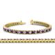 1 - Abril 3.10 mm Amethyst and Lab Grown Diamond Eternity Tennis Bracelet 