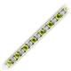 2 - Abril 3.10 mm Peridot and Lab Grown Diamond Eternity Tennis Bracelet 