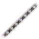 2 - Abril 3.10 mm Smoky Quartz and Lab Grown Diamond Eternity Tennis Bracelet 