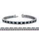 1 - Abril 3.10 mm Blue and White Lab Grown Diamond Eternity Tennis Bracelet 