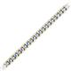 2 - Abril 2.50 mm Aquamarine and Diamond Eternity Tennis Bracelet 