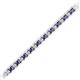2 - Abril 2.50 mm Iolite and Diamond Eternity Tennis Bracelet 
