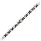 2 - Abril 2.50 mm Smoky Quartz and Diamond Eternity Tennis Bracelet 