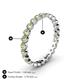 5 - Arria 2.40 mm Peridot Eternity Band 
