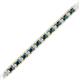2 - Abril 2.50 mm Blue and White Lab Grown Diamond Eternity Tennis Bracelet 
